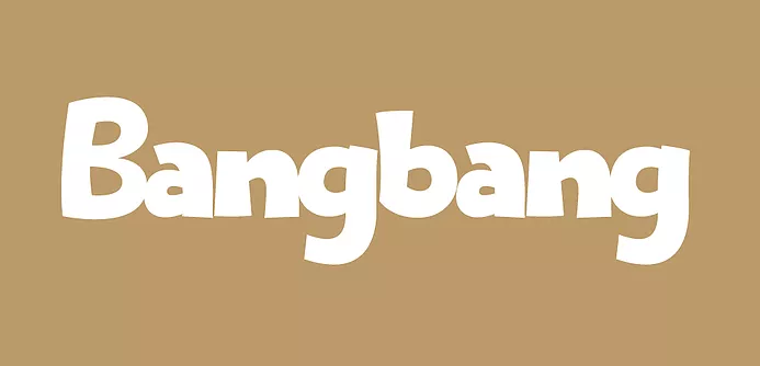 Przykład czcionki Bangbang